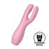 Satisfyer Threesome 3 - oplaadbare clitoris vibrator (roze)