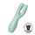 Satisfyer Threesome 3 - oplaadbare clitorisstimulator (mint)