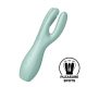 Satisfyer Threesome 3 - oplaadbare clitorisstimulator (mint)