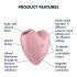 Satisfyer Cutie Heart - oplaadbare luchtdrukstimulator (roze)