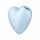 Satisfyer Cutie Heart - oplaadbare luchtdrukclitorisvibrator (blauw)