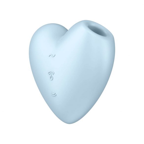 Satisfyer Cutie Heart - oplaadbare luchtdrukclitorisvibrator (blauw)