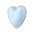 Satisfyer Cutie Heart - oplaadbare luchtdrukclitorisvibrator (blauw)