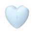 Satisfyer Cutie Heart - oplaadbare luchtdrukclitorisvibrator (blauw)