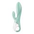 Satisfyer Air Pump Konijn 5 - slimme vibrerende pomp (mintgroen)