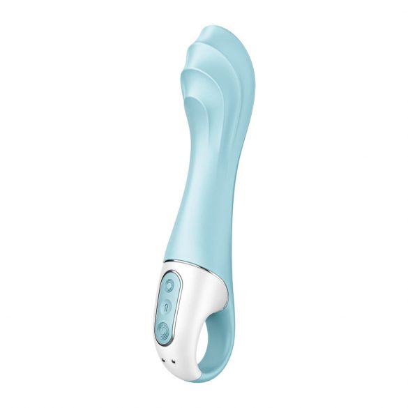 Satisfyer Air Pump Vibrator 5 - slimme opblaasbare vibrator (blauw)