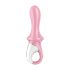 Satisfyer Air Pump Booty 5 - Smart Inflatable Anal Vibrator (Pink) 