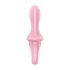 Satisfyer Air Pump Booty 5 - Smart Inflatable Anal Vibrator (Pink) 