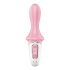 Satisfyer Air Pump Booty 5 - Smart Inflatable Anal Vibrator (Pink) 