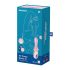 Satisfyer Air Pump Booty 5 - Smart Inflatable Anal Vibrator (Pink) 