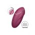 Satisfyer Tap & Climax 1 - 2in1 vibrator en clitoris stimulator (rood)