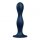 Satisfyer Dubbele Bal-R - zuignap dubbel dildo (donkerblauw)