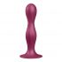 Satisfyer Double Ball-R - zuigvoet gewichtige dildo (rood)