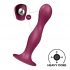 Satisfyer Double Ball-R - zuigvoet gewichtige dildo (rood)