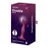 Satisfyer Double Ball-R - zuigvoet gewichtige dildo (rood)