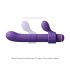 Magische Stick - vibrator met verwisselbare clitorisstimulator (paars)