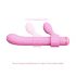 Magic Stick - vibrator met verwisselbare clitorisstimulator (roze)