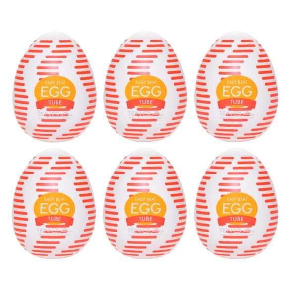 TENGA Egg Tube - masturbatie-ei (6 stuks)