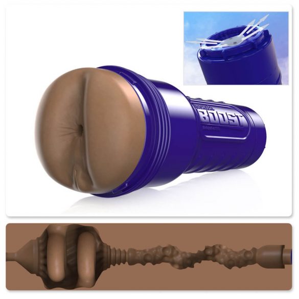 Fleshlight Boost Blast - realistisch kont mastrubator (bruin)