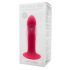 Hitsens 2 - oplaadbare, flexibele vibrator met zuignap (roze)