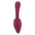 Javida - tong 2in1 vibrator (bordeaux)