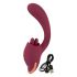 Javida - tong 2in1 vibrator (bordeaux)