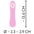 Cuties Mini 4 - oplaadbare, waterdichte vibrator (roze)