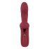 Javida 2 Function Rabbit - oplaadbare vibrator met clitorisarm (rood)