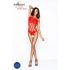 Passion BS035 - open net body met schouderbandjes (rood) - S-L