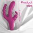 Sex HD Joker - oplaadbare, waterdichte driehoekige vibrator (paars)