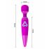 Pretty Love Wand - oplaadbare massager vibrator (paars)