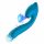 Vibeconnect - waterdichte G-spot en clitoris vibrator (blauw)