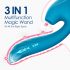 Vibeconnect - waterdichte G-spot en clitoris vibrator (blauw)