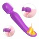 Sex HD Iris - oplaadbare, 2-motor opwarmende massage vibrator (paars)