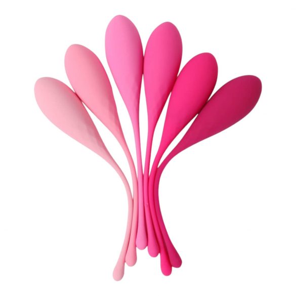 Sex HD Eier - 6 stuks kegelballen set (roze)