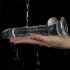 Lovetoy Flawless Clear - zuignap dildo met testikels - 19cm (doorzichtig)