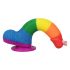 Lovetoy Prider - realistische dildo met ballen - 20cm (regenboog)