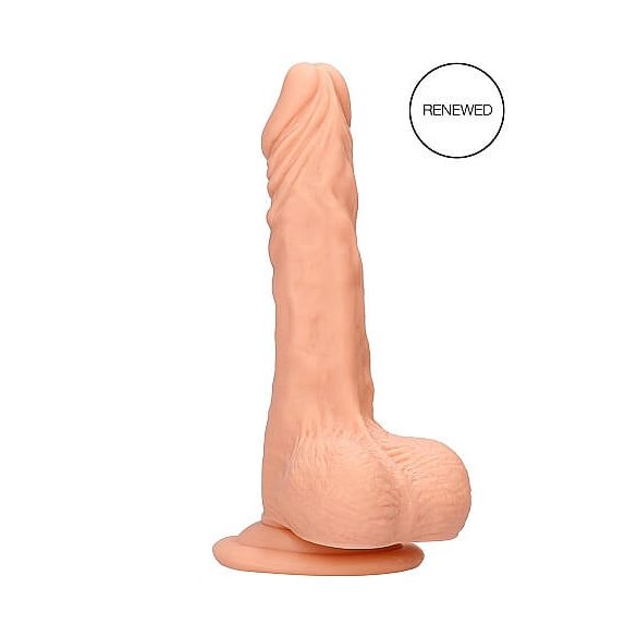 RealRock Dong 7 - realistische dildo met ballen (17 cm) - natuur