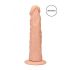 RealRock Dong 8 - realistische dildo (20 cm) - huidkleur