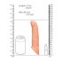 RealRock Penis Sleeve 8 - penismouw (21 cm) - natuur