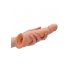 RealRock Penis Sleeve 8 - penismouw (21 cm) - natuur