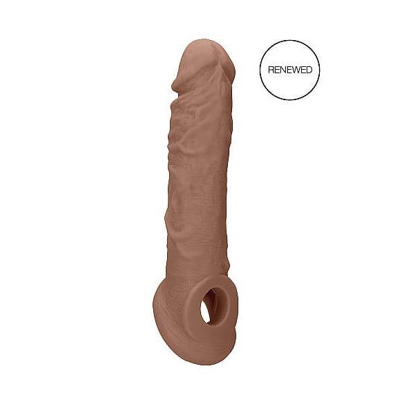 RealRock Penis Sleeve 21 cm - Donker Natuur