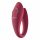 Raytech Rose - draadloze, waterdichte paren vibrator (rood)