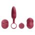 Platanomelón Mobi - oplaadbare, draadloze vibrator set - 2-delig (rood)