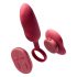 Platanomelón Mobi - oplaadbare, draadloze vibrator set - 2-delig (rood)