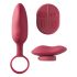 Platanomelón Mobi - oplaadbare, draadloze vibrator set - 2-delig (rood)