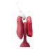 Platanomelón Mobi - oplaadbare, draadloze vibrator set - 2-delig (rood)