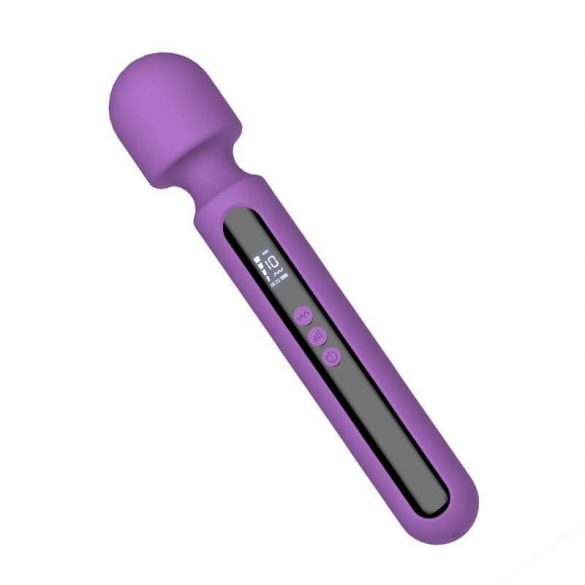 Engily Ross Aura - oplaadbare, digitale massage vibrator (paars)