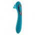 Evolved Heads or Tails - Oplaadbare Dubbele Vibrator (Blauw)