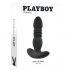 Playboy - oplaadbare zwarte anale vibrator